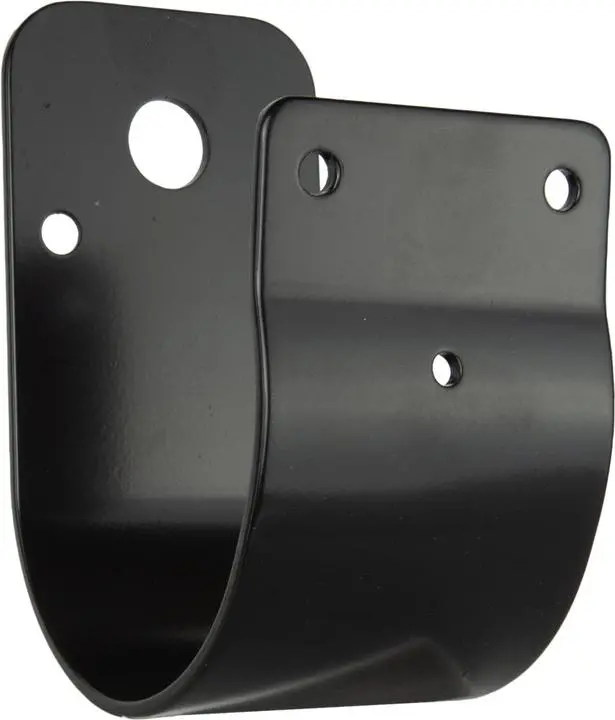 Gme 76Mm Wrap Around Bull Bar Bracket- Black 1