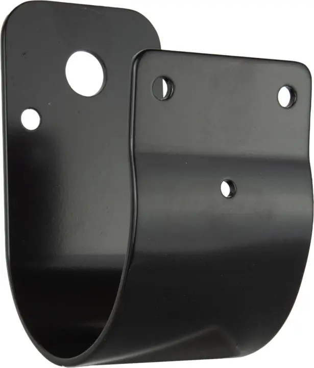 Gme 76Mm Wrap Around Bull Bar Bracket- Black 2