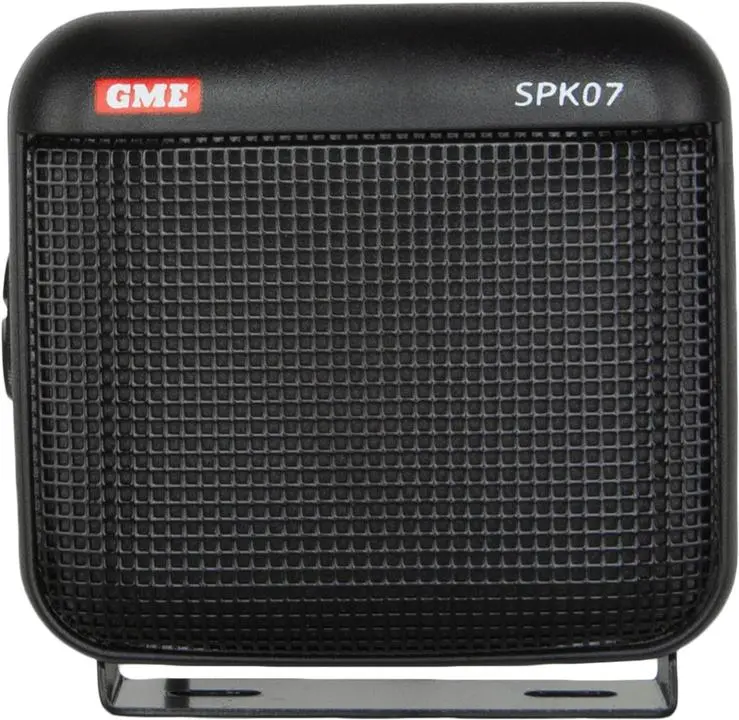 Gme 8 Ohm Dust/Water Resistant Extension Speaker With Lead & Plug - Black 1