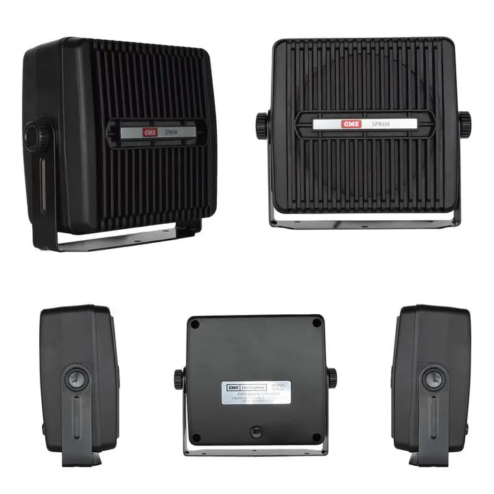 Gme 8 Ohm Extension Speaker With Lead & Plug - Black 1