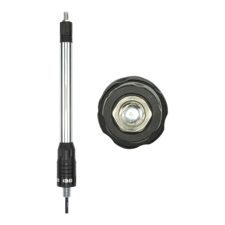 Gme Elevated Feed Base With 4.5M Low Loss Foam Coax - Stainless Steel 1