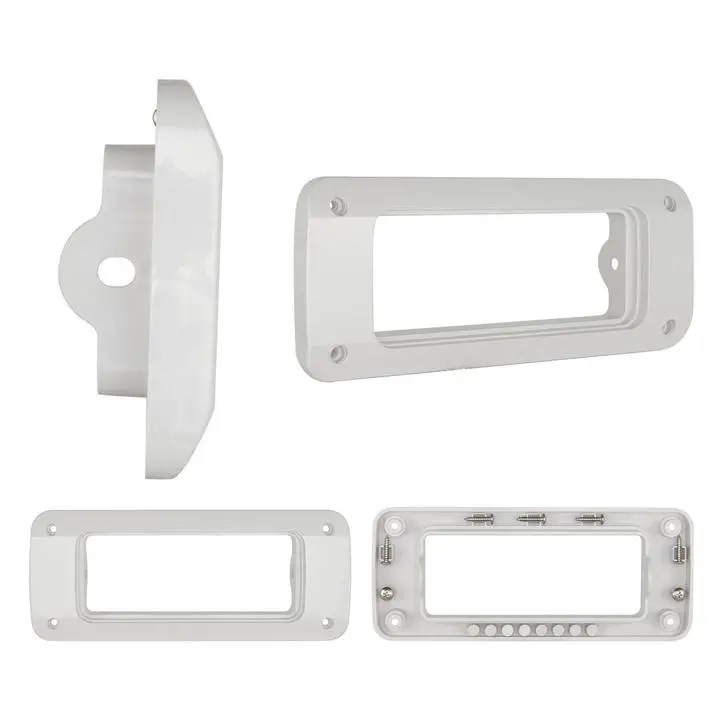 Gme Large Flush Mount Bracket - Suit Gx400w/Gx700w - White 1