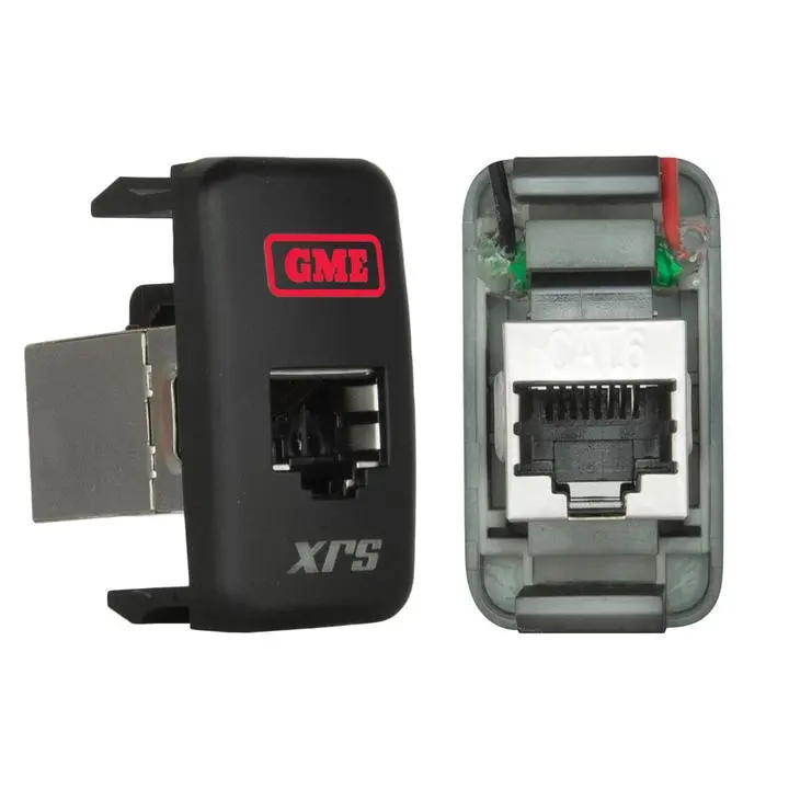 Gme Rj45 Pass-Through Adaptor - Type 2 (Red) 1