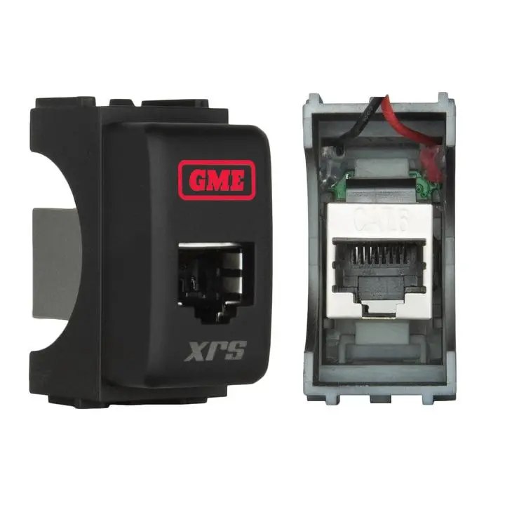 Gme Rj45 Pass-Through Adaptor - Type 3 (Red) 1