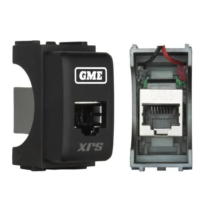 Gme Rj45 Pass-Through Adaptor - Type 3 (White) 1