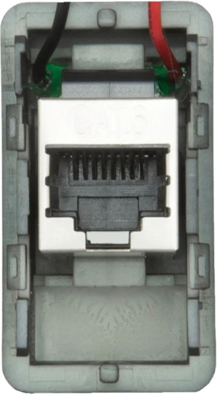 Gme Rj45 Pass-Through Adaptor - Type 4 (White) 1