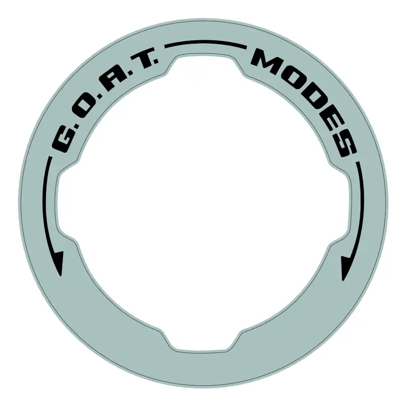 Goat Mode Dial Ring Overlay V2 - 2021+ Bronco 10