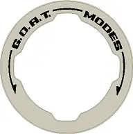 Goat Mode Dial Ring Overlay V2 - 2021+ Bronco 11