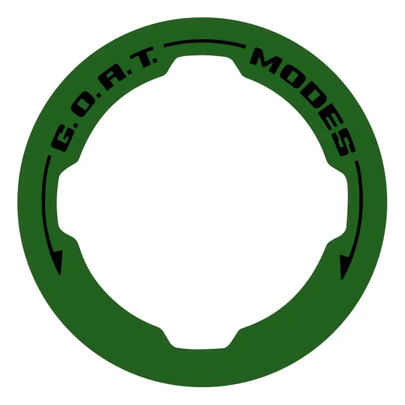 Goat Mode Dial Ring Overlay V2 - 2021+ Bronco 12
