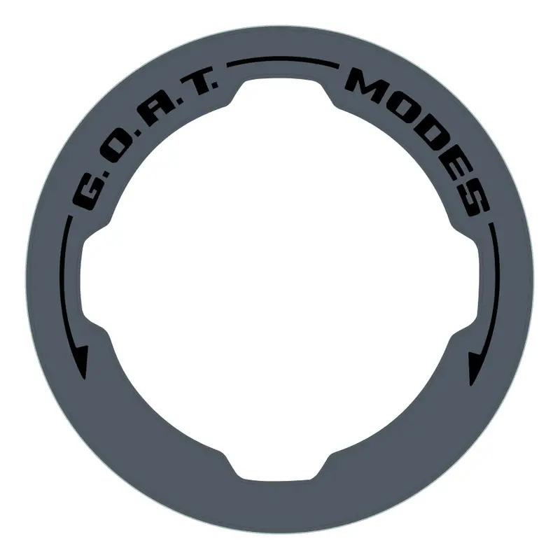 Goat Mode Dial Ring Overlay V2 - 2021+ Bronco 13