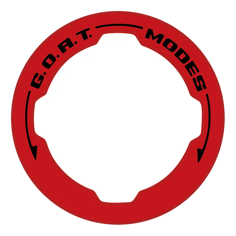 Goat Mode Dial Ring Overlay V2 - 2021+ Bronco 15