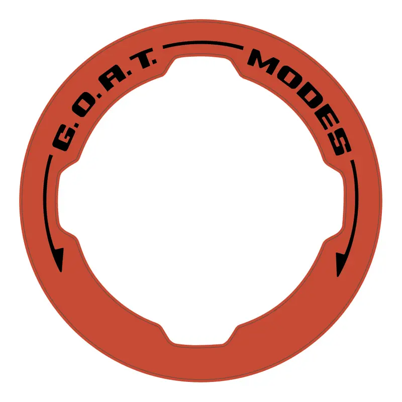 Goat Mode Dial Ring Overlay V2 - 2021+ Bronco 18