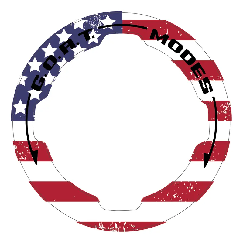 Goat Mode Dial Ring Overlay V2 - 2021+ Bronco 20