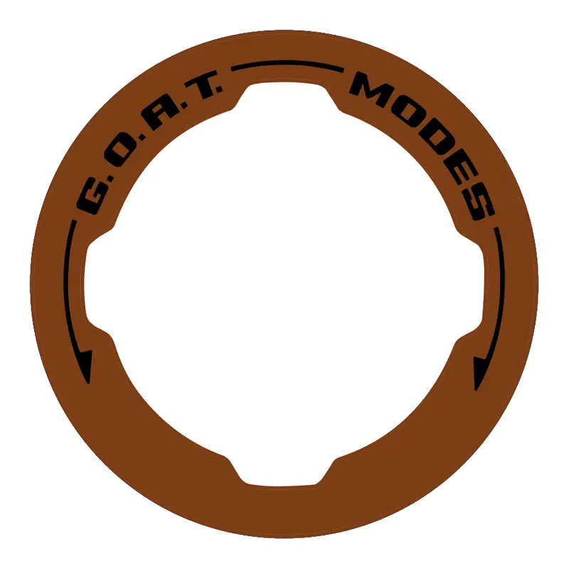 Goat Mode Dial Ring Overlay V2 - 2021+ Bronco 22