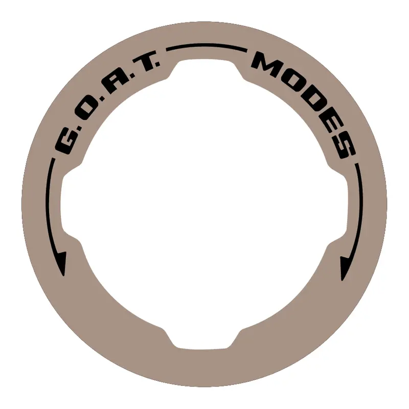 Goat Mode Dial Ring Overlay V2 - 2021+ Bronco 23