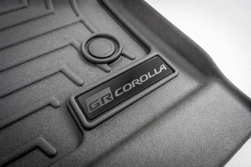 Gr Corolla Emblem Inserts For Weathertech Floor Mats (Single) - 2023+ Gr Corolla 1