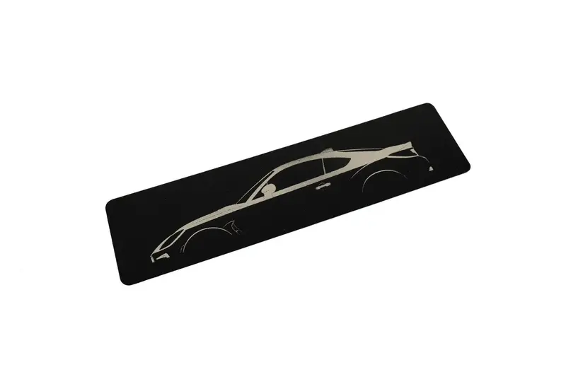 Gr86 / Brz Outline Weathertech Floor Mat Logo Insert (Metal Etched) - 2022+ Brz / Gr86 2