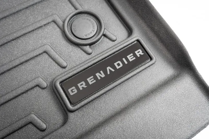 "Grenadier" Weathertech Floor Mat Logo (Etched Acrylic) - Universal 3