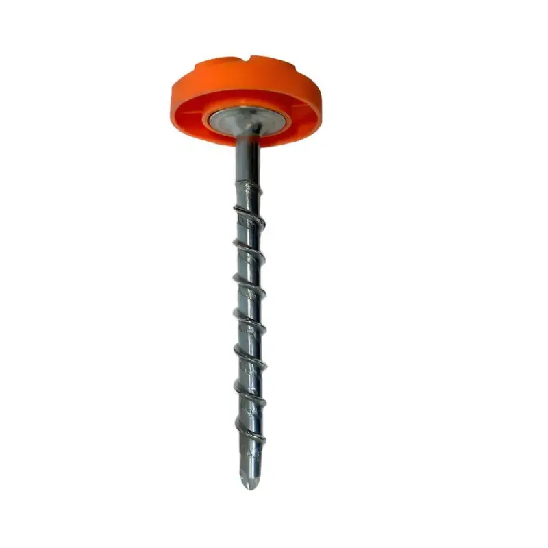 Ground Puppy® Screw-In Mat Pegs With Safety Cap 120Mm | Caravan Mat & Groundsheet Pegs  - Sold Each 1