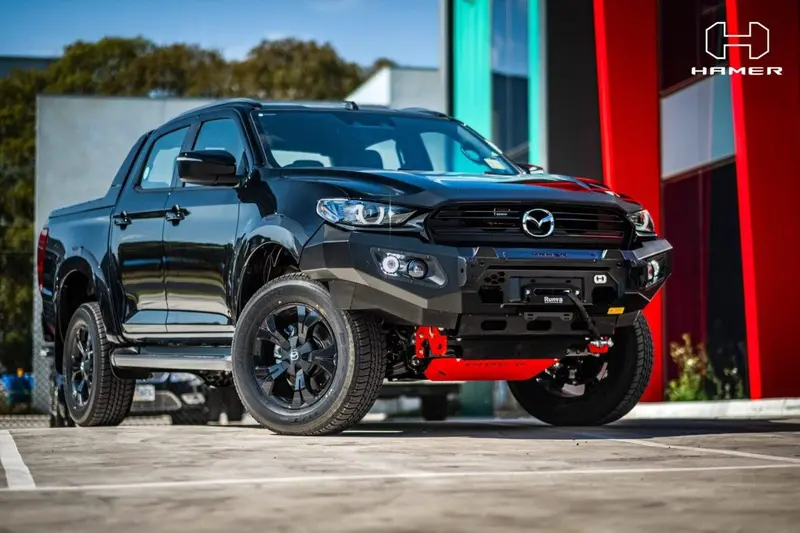 Hamer Mazda Bt50 2021-Present Bull Bar King Series (Incl. Rated Recovery Points) 1