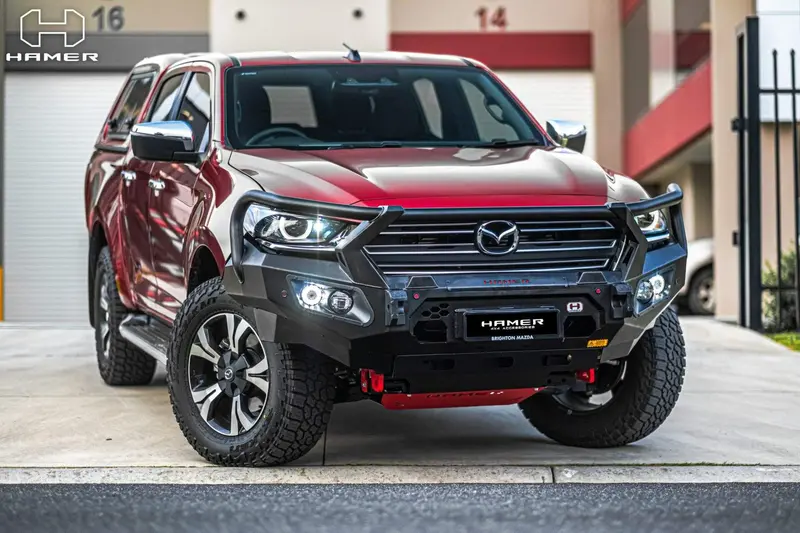Hamer Mazda Bt50 2021-Present Bull Bar King Series Plus (Incl. Rated Recovery Points) 1