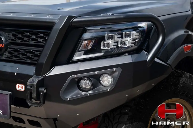 Hamer Nissan Navara 2021-Present Bull Bar King Series Plus (Incl. Rated Recovery Points) 1