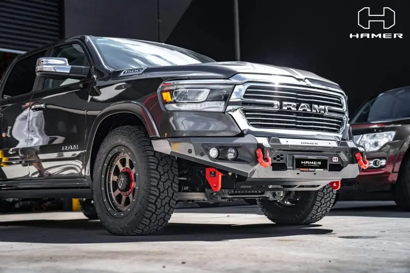 Hamer Ram 1500 Dt 2021-Present Bull Bar King Series (Incl. Rated Recovery Points) 1