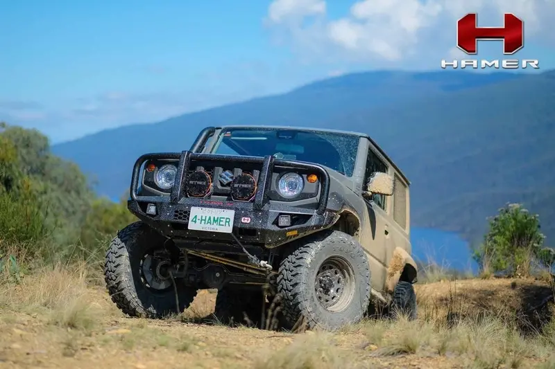 Hamer Suzuki Jimny Jb74w 2018-Present Bull Bar King Series Plus 1