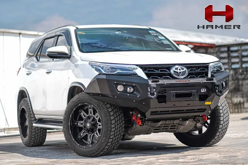 Hamer Toyota Fortuner 2020-Present Bull Bar King Series (Incl. Rated Recovery Points) 2