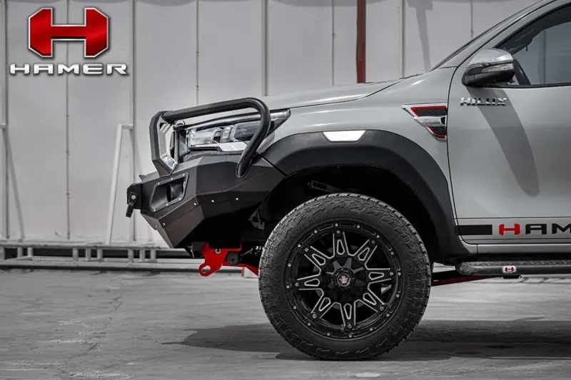 Hamer Toyota Hilux Revo 2020-Present Bull Bar King Series Plus (Incl. Rated Recovery Points) Fender Model 1