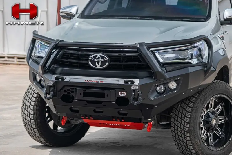 Hamer Toyota Hilux Revo 2020-Present Bull Bar King Series Plus (Incl. Rated Recovery Points) Fender Model 2