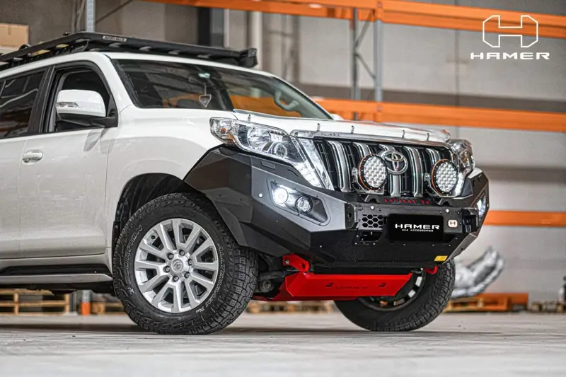 Hamer Toyota Landcruiser Prado Prado 150 Series 2013-2017 Bull Bar King Series (Incl. Rated Recovery Points) 1