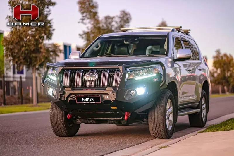 Hamer Toyota Landcruiser Prado Prado 150 Series 2018-Present Bull Bar King Series Plus (Incl. Rated Recovery Points) 1