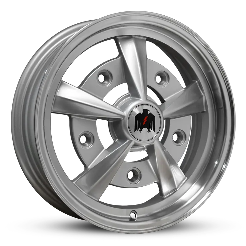 Hans | Gloss Silver Machined Lip 1