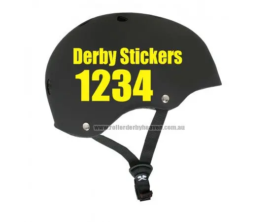 Helmet Sticker - Side Single Colour 1