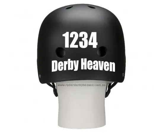 Helmet Sticker - Single Colour Back 1