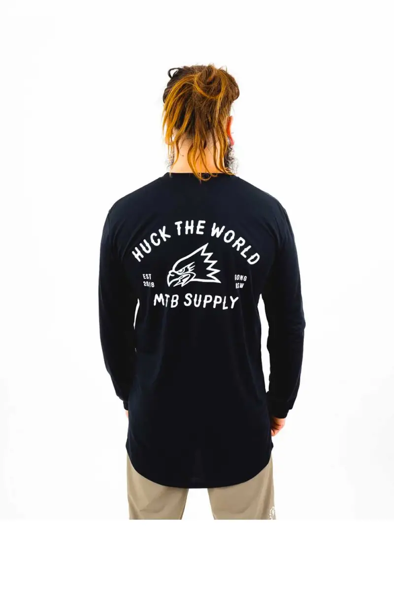 Huck The World Gong Mtb Dr Ls Tee 2