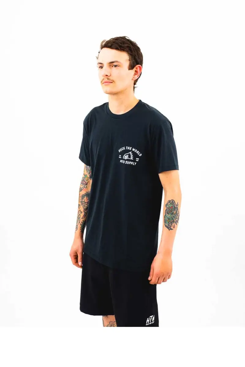 Huck The World Gong Mtb Dr Ss Tee 1