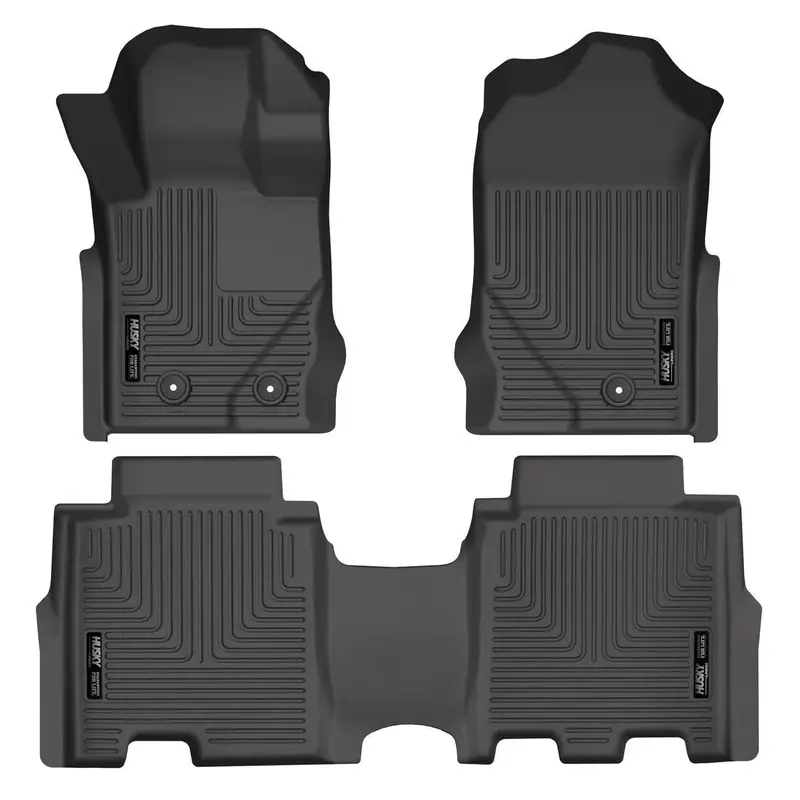 Husky Liners Weatherbeater Front And 2Nd Row Floor Liners - 2021+ Bronco 4 Door 1