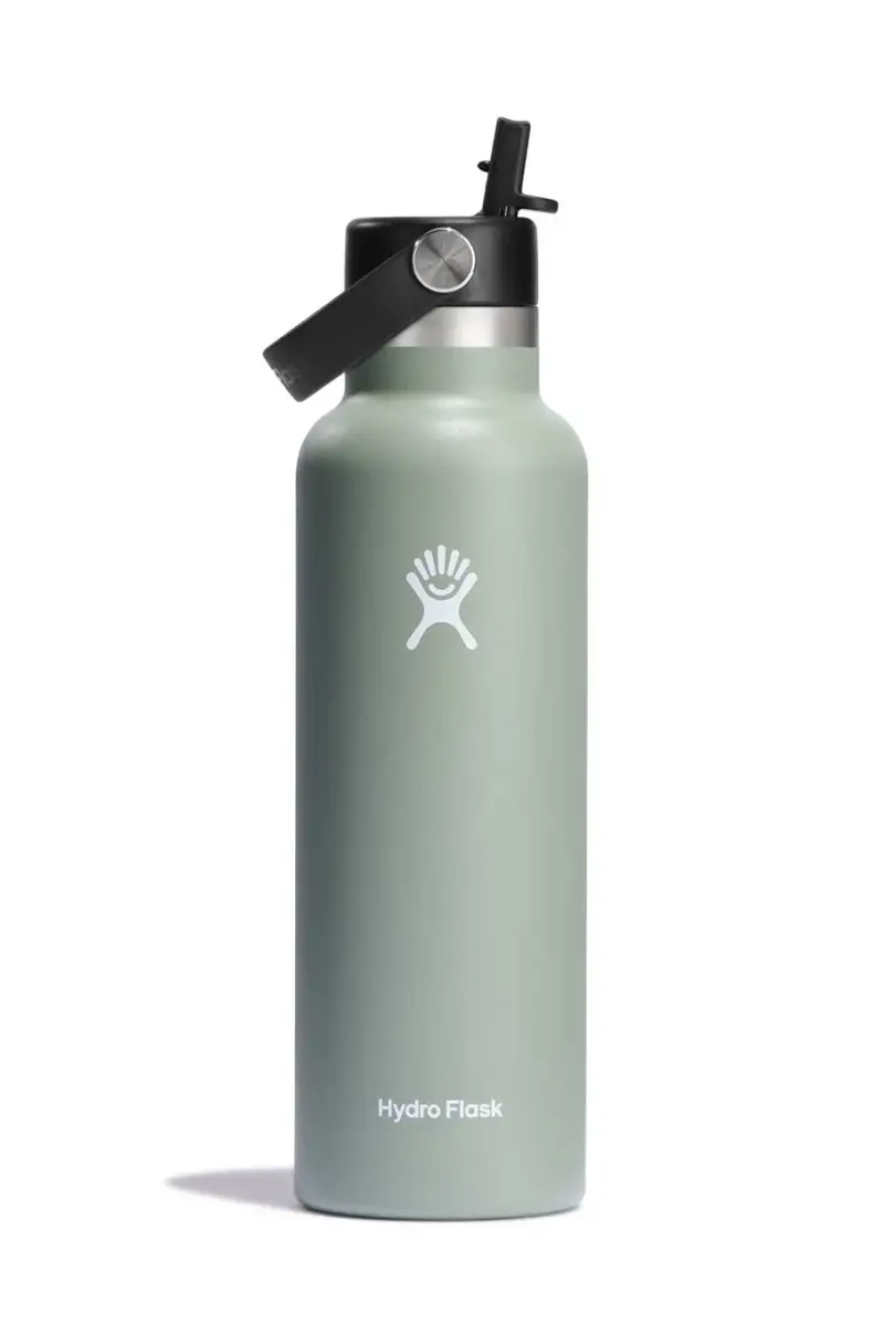 Hydro Flask 21Oz (621Ml) Standard Mouth With Flex Straw Cap 1