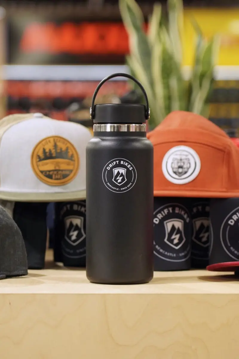 Hydro Flask X Drift Bikes 32Oz (946Ml) Wide Drink Bottle 2.0 Black 1