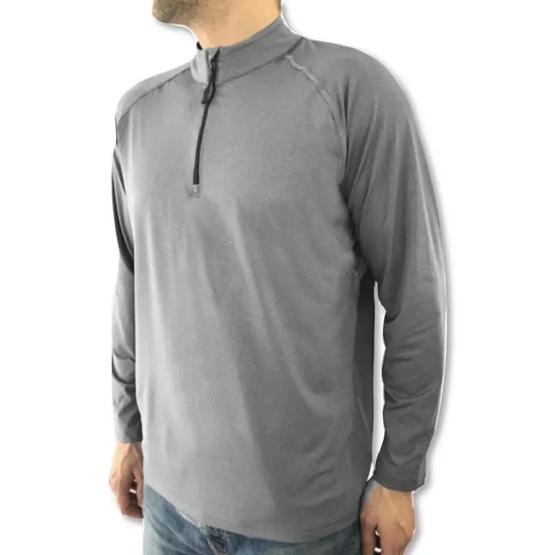 Hypertech Bamboo Long Sleeve ¼ Zip Shirt 1