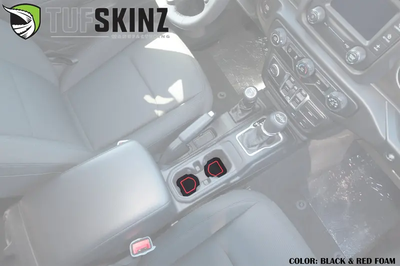 Interior Foam Cupholder Inserts - 2018+ Wrangler Jl / Gladiator Jt 1