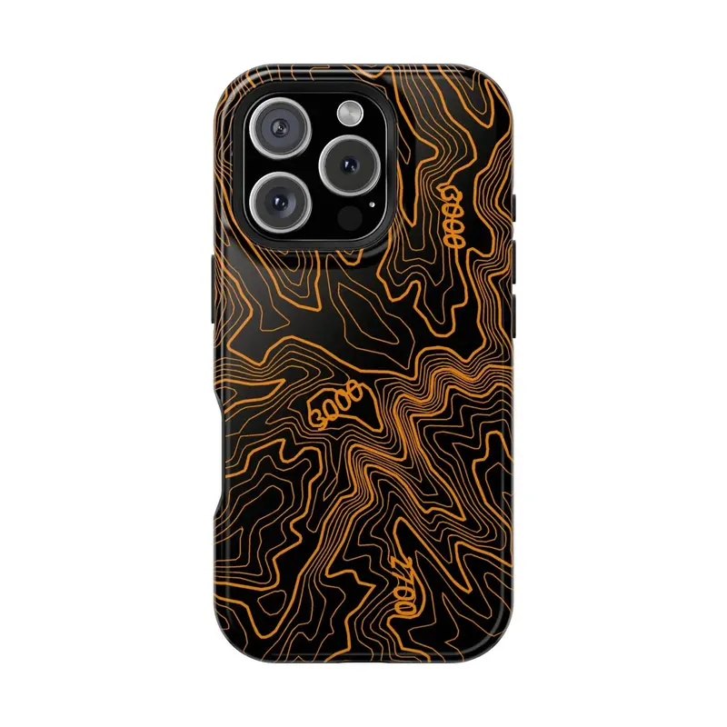 Iphone Magsafe Case - Badlands Topographic Design 29