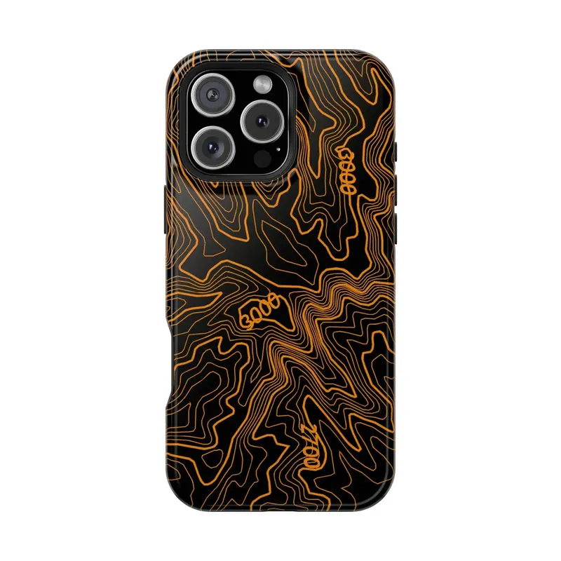 Iphone Magsafe Case - Badlands Topographic Design 31