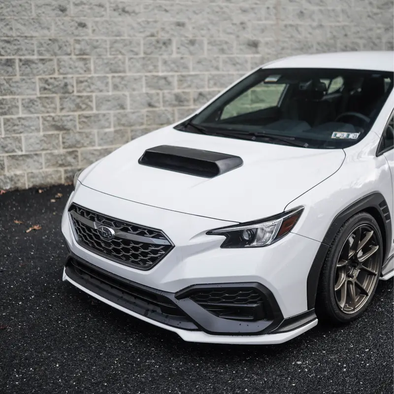 Jdmuscle [22-25 Wrx] Carbon Fiber Hood Scoop - Oe+/ Bulge Style 1