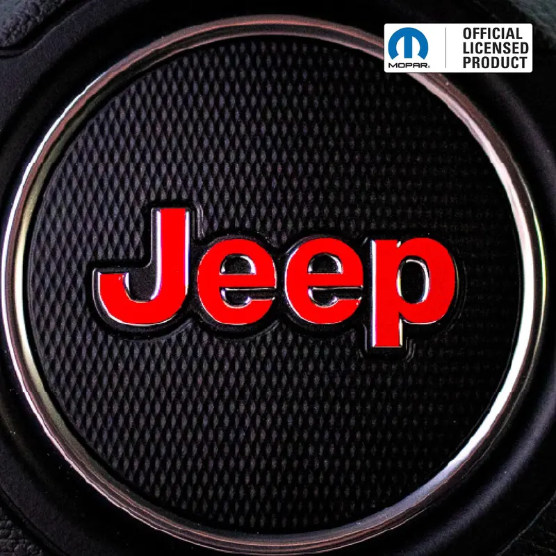 Jeep Steering Wheel Emblem Overlay Decals (Various Designs) - 2018+ Wrangler Jl / Gladiator Jt 1