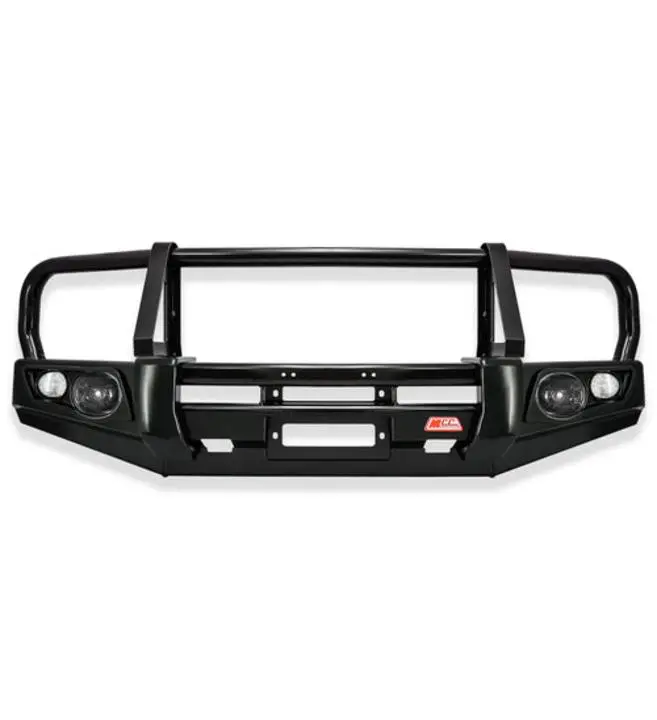 Jeep Wj Grand Cherokee 99-04 707-02 Falcon Bull Bar Black A-Frame Package (Led Foglight) - Sku-Mcc-12003-702Fog 1