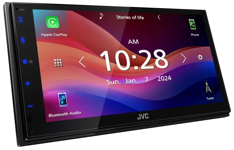 Jvc Kw-M590bt Mechless Android Auto/Carplay Unit 1