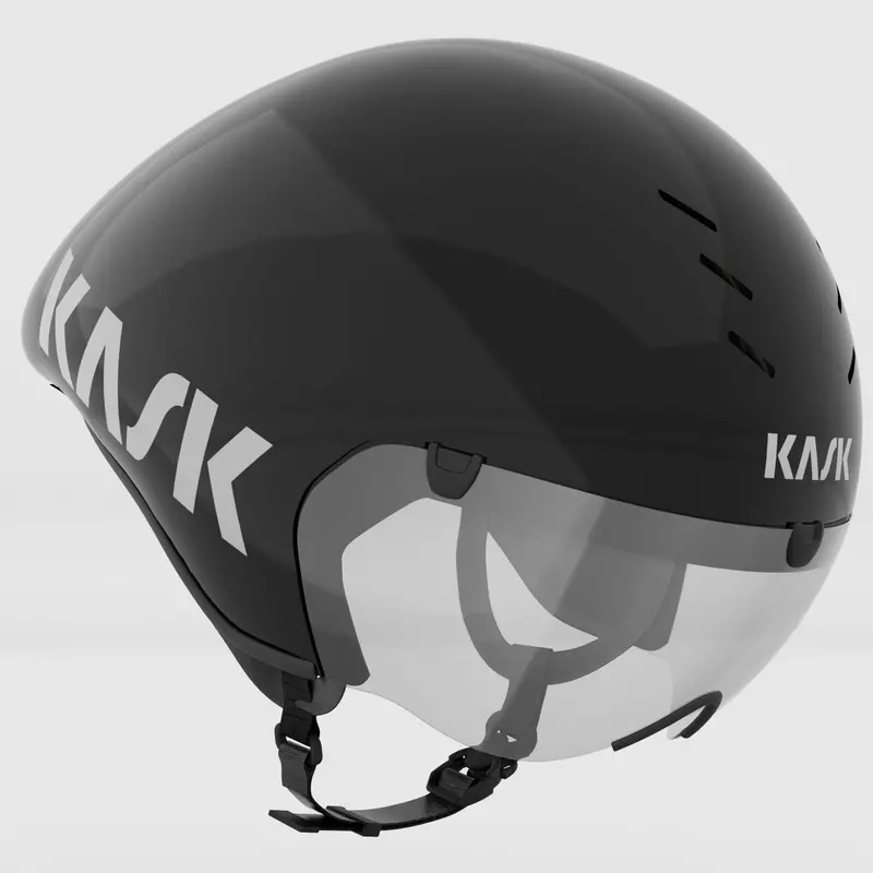 Kask Bambino Pro Evo Unisex Aero Road Cycling Helmet, Black 1